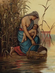 The Infant Moses and His Mother